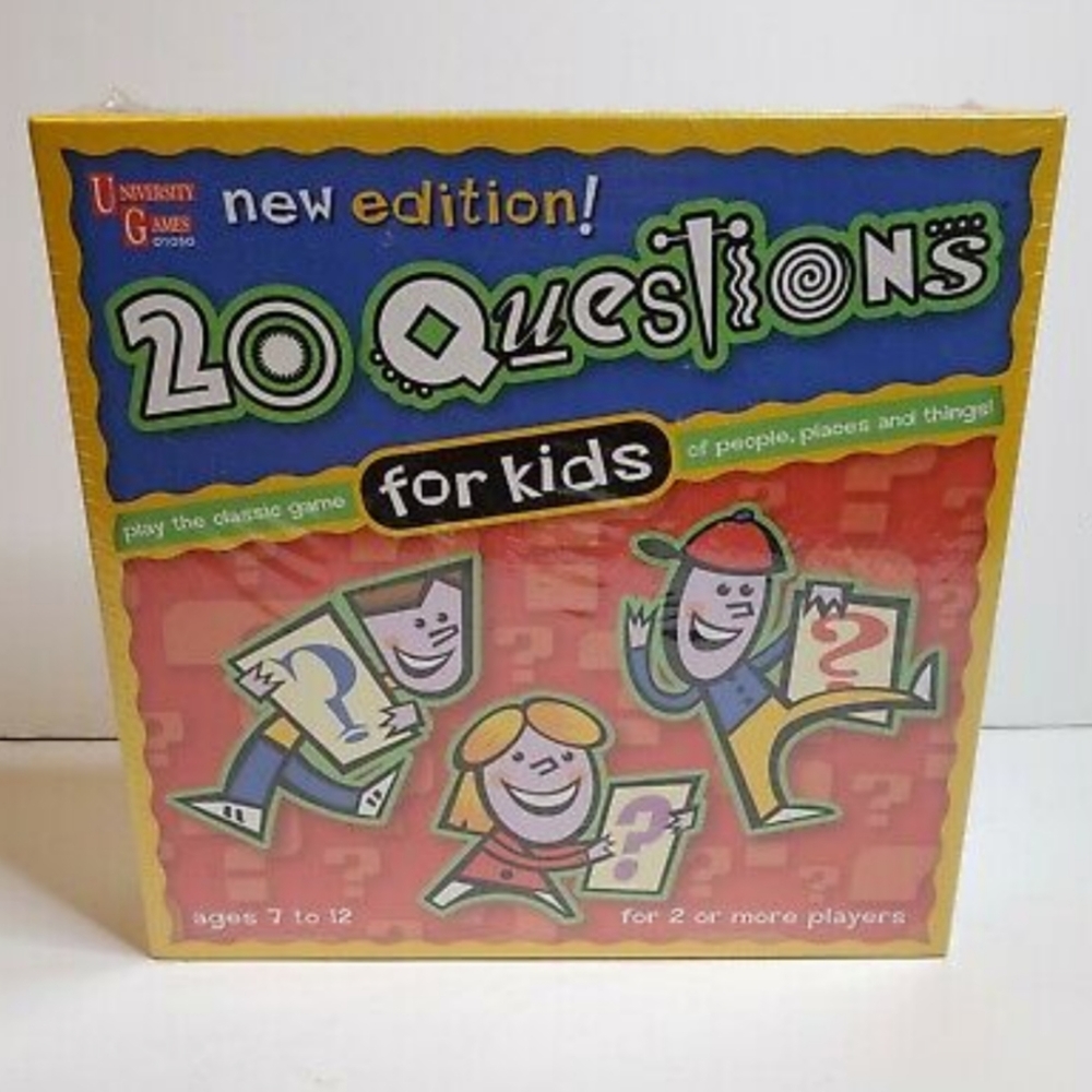 20 Questions for Kids Board Game Ages 7-12
